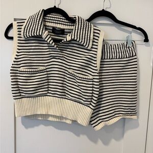 Cider Striped Knit Set